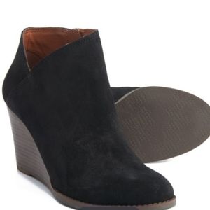 Lucky Brand  Wedge Ankle Boots